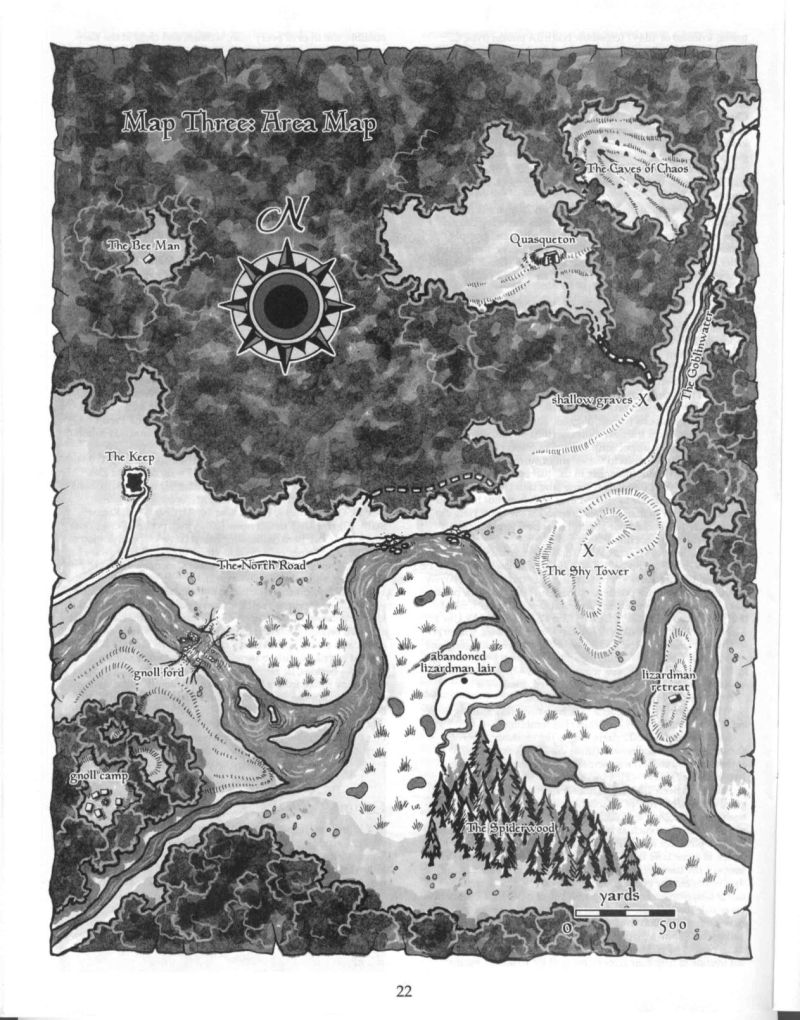 The Borderlands Area Map